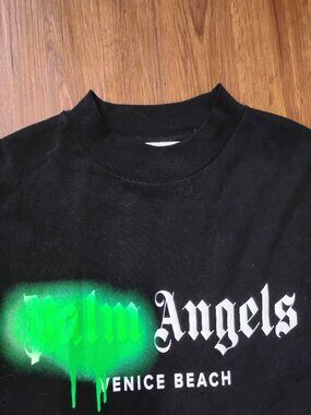 Palm Angels Venice Beach Graffiti Logo T-Shirt